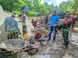 Dan SSK Satgas TMMD Ke 124 TA. 2025 Kodim 1410/Bantaeng Cek program sasaran Fisik
