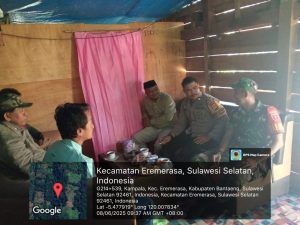Babinsa Desa Barua Gelar Komunikasi Sosial dan Mediasi Bersama Tiga Pilar di Dusun Paccammi