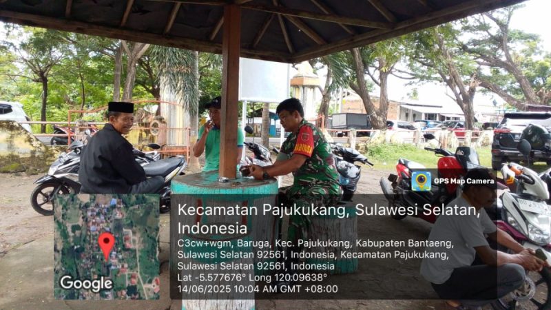 Babinsa Baruga Imbau Warga Waspada Cuaca Ekstrem dan Jaga Keamanan Wilayah