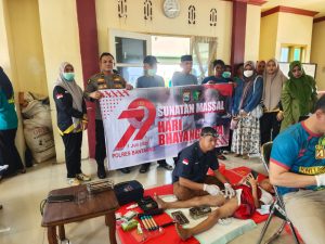 Jelang Hari Bhayangkara Ke 79, Polres Bantaeng Gelar Bakti Kesehatan Sunatan Massal