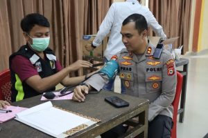 Hari Bhayangkara Ke 79, Polres Bantaeng Gelar Bakti Kesehatan Donor Darah