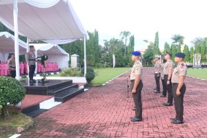 Kapolda Sulsel Pimpin Upacara Kenaikan Pangkat Personel Polri Periode 1 Juli 2025 dan PNS Polri Polda Sulsel