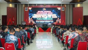 Wakapolda Sulsel Pimpin Sidang Terbuka Kelulusan Akhir Penerimaan Terpadu Anggota Polri T.A. 2025 Panda Polda Sulsel