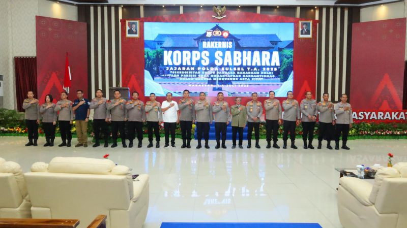 Kapolda Sulsel Buka Rakernis Korps Sabhara Jajaran Polda Sulsel T.A 2025
