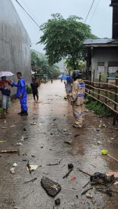 Personel Polres Bantaeng Patroli dan Pantau Kondisi Bencana Banjir