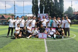 Polres Bantaeng Turut Ambil Bagian Dalam Gelaran Mini Soccer Fun Games di Sinoa