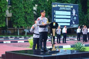 Kapolda Sulsel Pimpin Apel Gelar Pasukan Patuh Pallawa 2025
