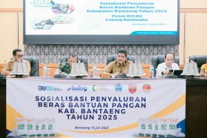 Sosialisasi Penyaluran Beras Bantuan Pangan, Bupati Bantaeng Harap Masyarakat Paham Mekanismenya
