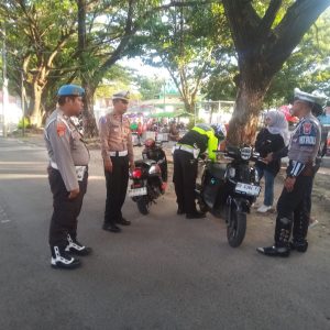 Sipropam Polres Bantaeng Pantau Pelaksanaan Operasi Patuh Pallawa 2025
