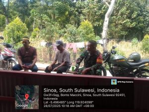 Babinsa Bonto Maccini Ajak Warga Jaga Kebersihan dan Keamanan Lingkungan