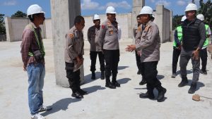 Polres Bantaeng Terima Kunjungan Slog Polri, Laksanakan Wasdal Pembangunan Gudang Ketahanan Pangan Polri