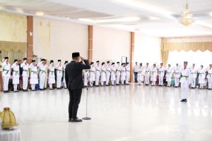 Dikukuhkan Bupati Uji Nurdin, Generasi Bangkit 72 Paskibraka Bantaeng Siap Kibarkan Sang Merah Putih