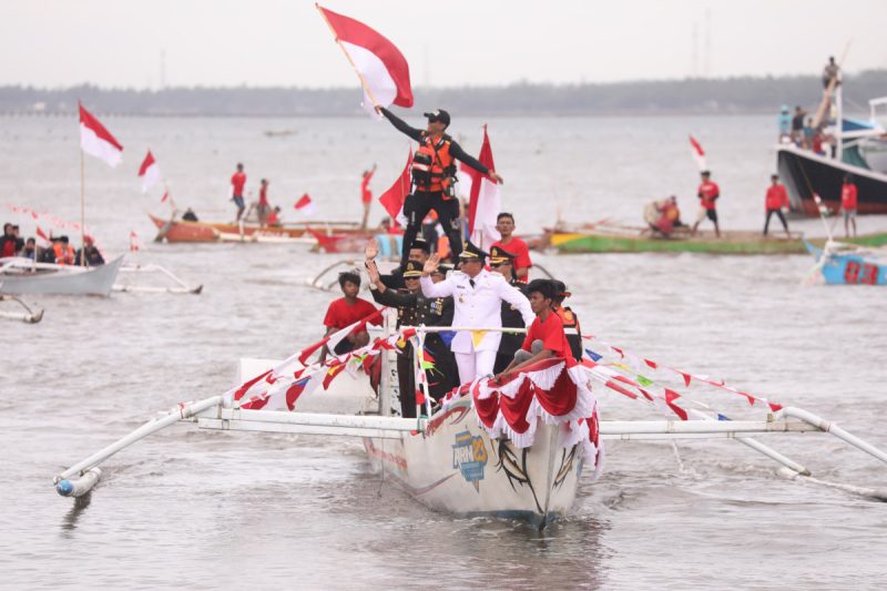 Parade 80 Perahu Nelayan, Bupati Bantaeng Kenang Perjuangan Pahlawan Maritim