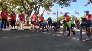 Kodim 1410/Bantaeng Gelar Lomba Lari 100 Meter Meriahkan HUT Ke-80 Kemerdekaan RI