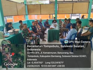 Babinsa Kelurahan Banyorang Hadiri Rapat Musyawarah Empo Sipitangarri