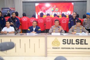 Polda Sulsel Gelar Press Release Kasus Pembakaran Kantor DPRD Sulsel dan Kota Makassar, Tetapkan 29 Tersangka
