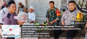 Babinsa Kelurahan Pallantikang Jalin Silaturahmi dengan Ketua RW Melalui Komsos