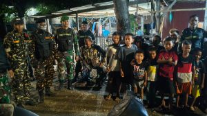 Patroli Bersama Kodim 1410/Bantaeng dan Komponen Pendukung Wujudkan Sinergi Pembinaan Teritorial