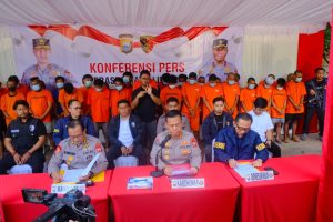 Polda Sulsel Gelar Press Release Hasil Operasi Sikat Lipu 2025, Amankan 411 Tersangka