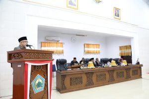 Wakil Bupati Bantaeng Sampaikan Jawaban Eksekutif Terkait Ranperda Perubahan APBD