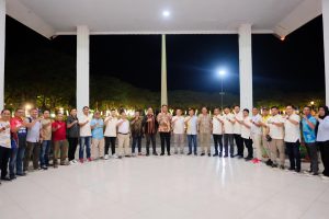 Bupati Fathul Fauzy Nurdin Sambut Atlet Petanque dalam Welcome Dinner di Pantai Seruni