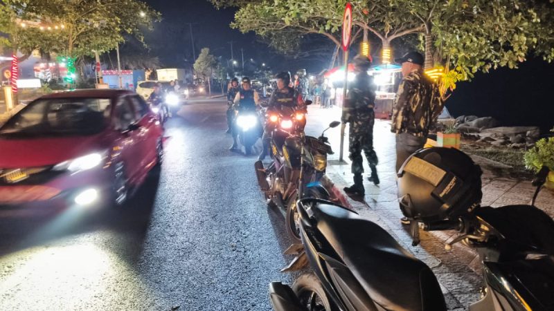 Sinergi di Minggu Malam, Patroli Binter Kolaborasi Jaga Keamanan Warga Bantaeng
